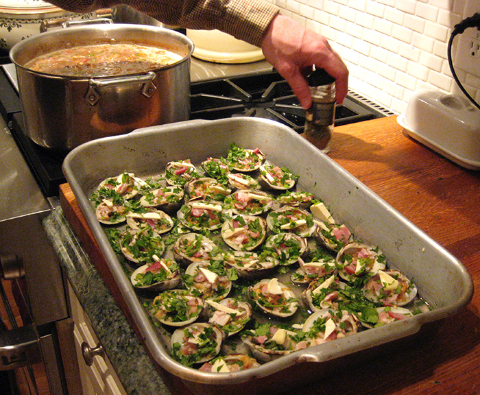 culinary works, new canaan, clams casino