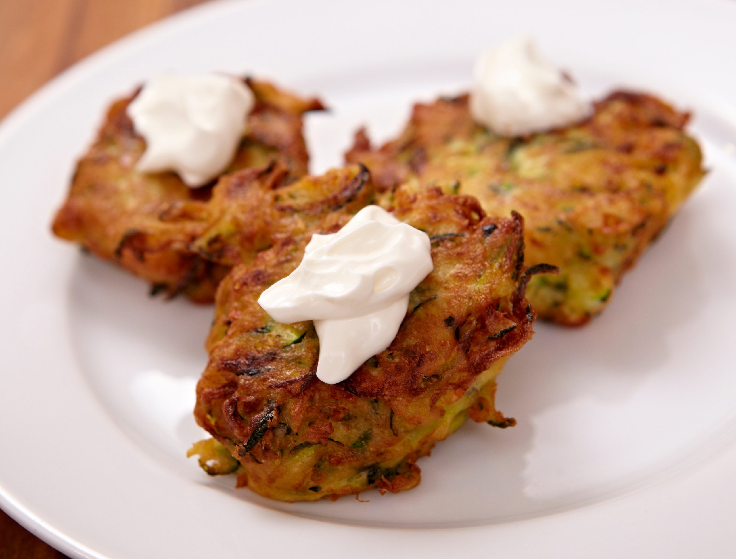 Mediterranean Zucchini and Corn Fritters | Culinary Works