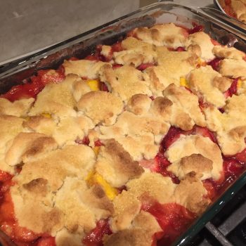 Peach and Berry Cobbler
