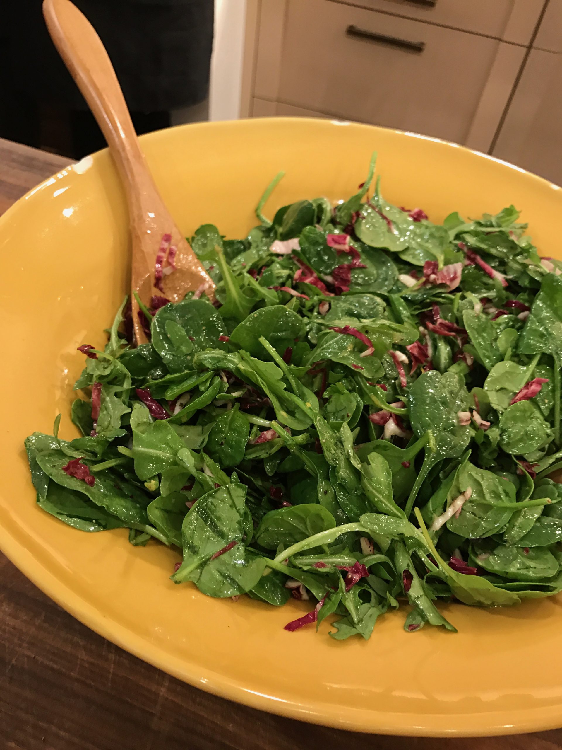 A simple, yet refreshing salad  that can transition from a side dish to a main course for any event.