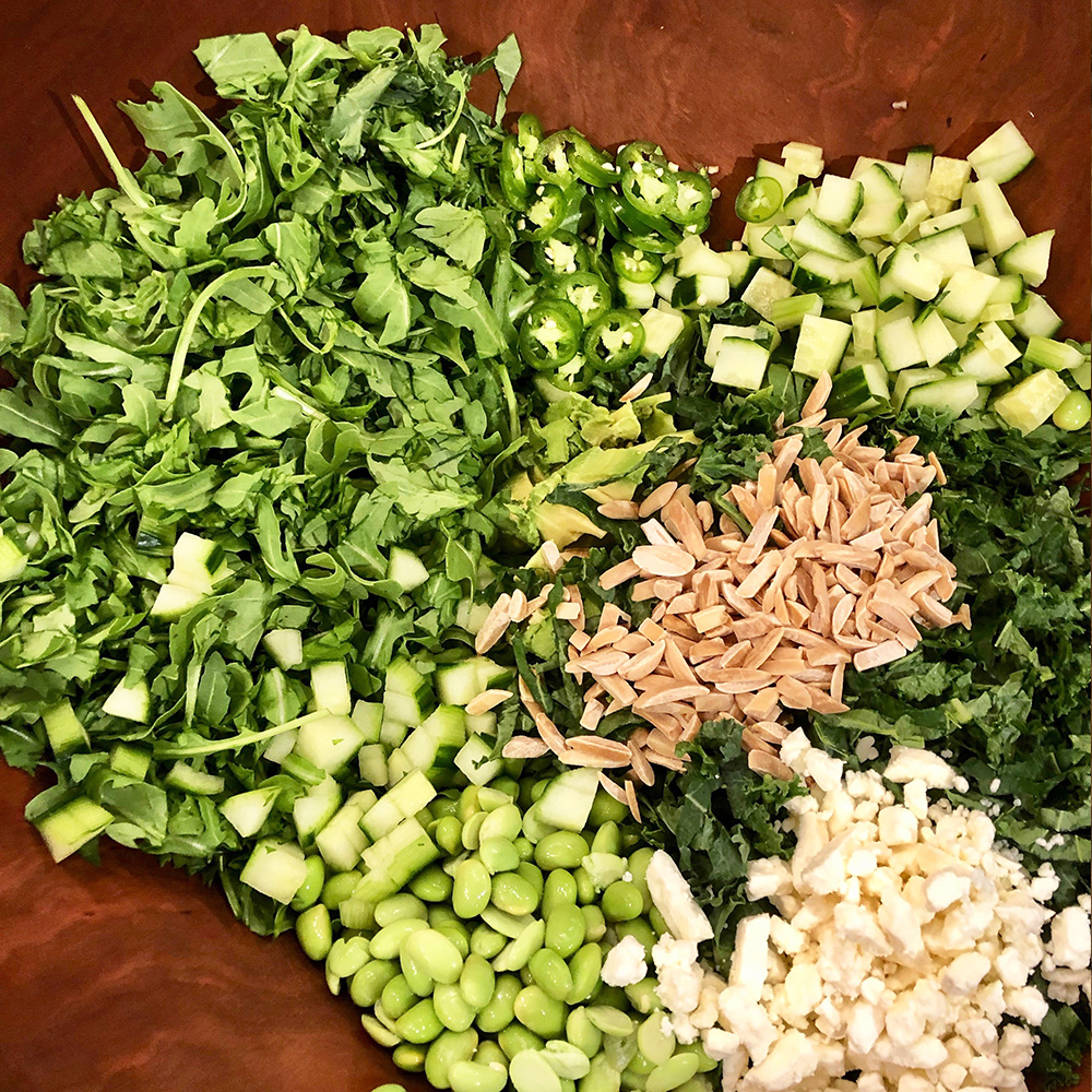 Spring Green Chop Salad